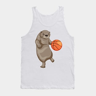 Otter Basketball player Basketball Tank Top